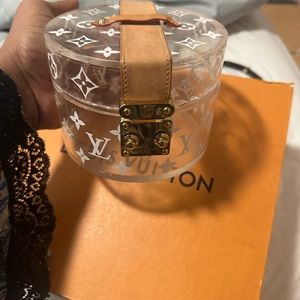 Louis Vuitton clear Scott box